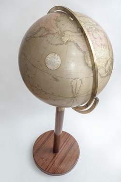 modern globe, globe brass, globe stand