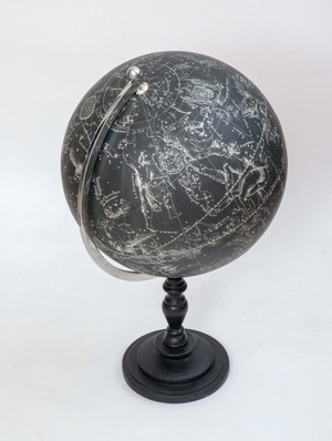lander and may globe, night globe, star globe