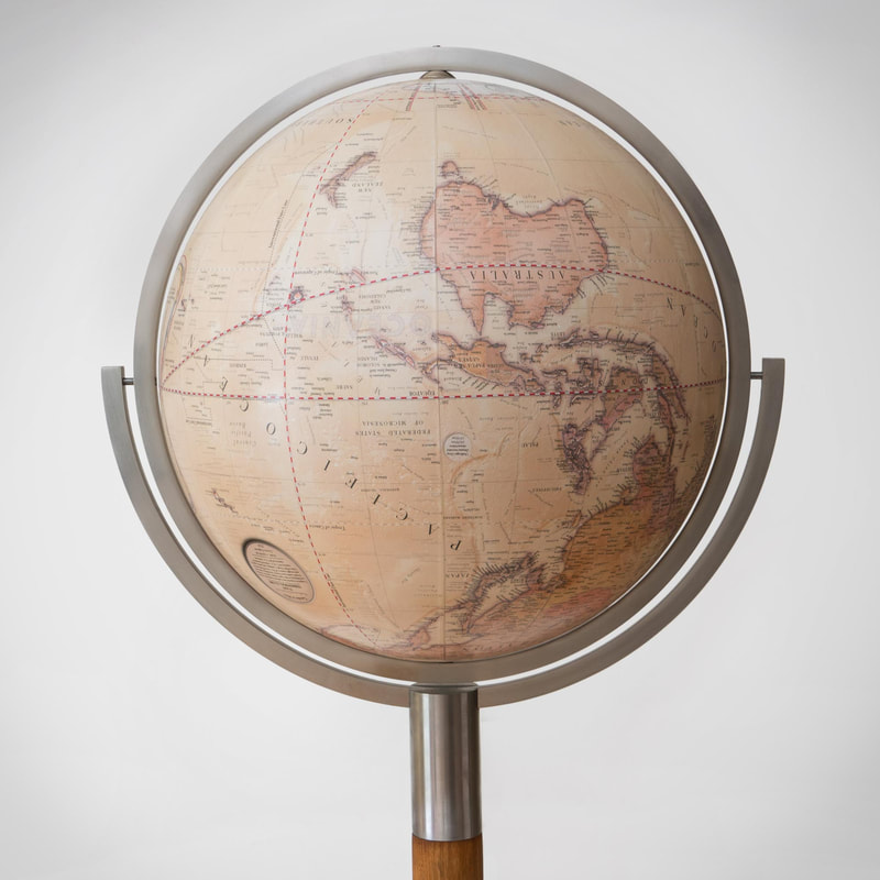 360 degree globe, globe brass, modern globes