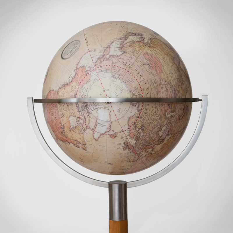 360 globe, australia globe, modern day globe