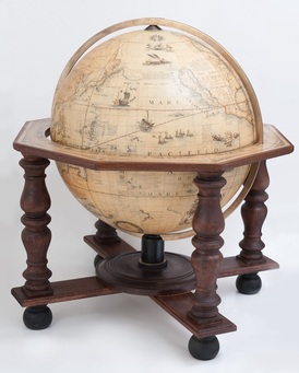 old globe, globe, reproduction globe