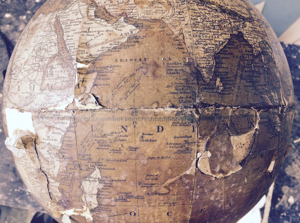 old world globe, globe makers, globe restorers