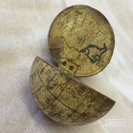 globe stand restoration, lander & may globes, globe table
