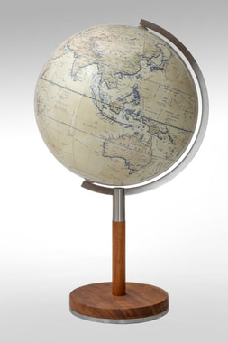 Bespoke handmade globes, both contemporary and historical facsimiles