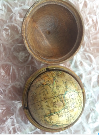 newton pocket globe restoration, globemaker, iow globes