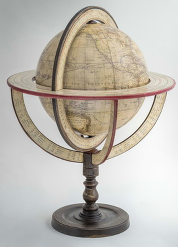 Facsimile vaugondy globe made by globemakers, globe restorations