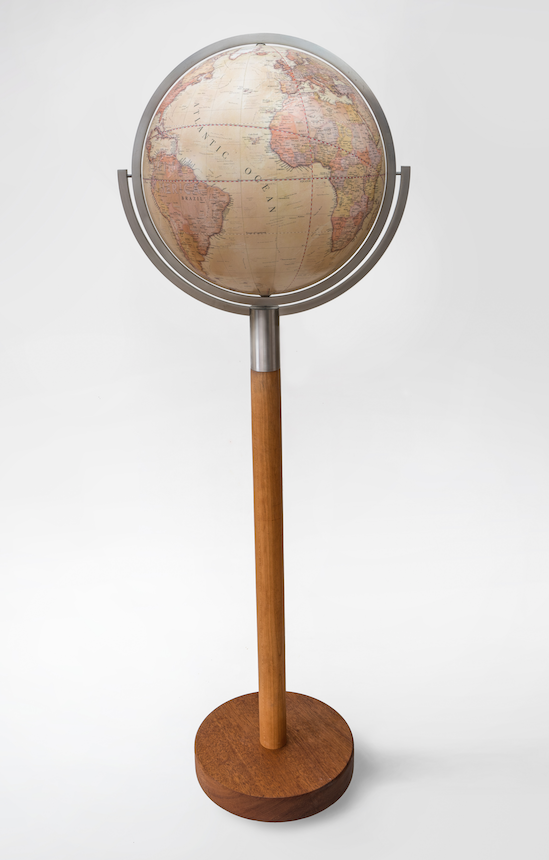modern globe, 360 globe analemma, lander and may globe